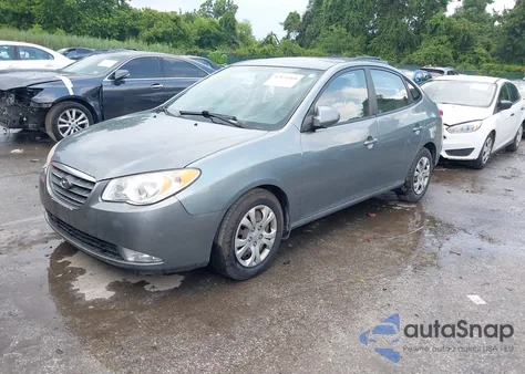 2009 Hyundai Elantra Gls from USA, damaged, VIN KMHDU46D89U791760